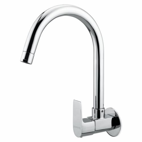 Sink Cock Swinging Spout With Wall Flange